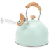 Stainless Steel Whistling Kettle 2.5L for Gas Stoves, Induction Compatible, Ergonomic Handle - Flavour Fushion Cooking Shop