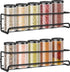 2 pieces - Wall spice rack - hanging - Wall rack - kitchen spice rack  29*6.5*6.5cm - Flavour Fushion Cooking Shop