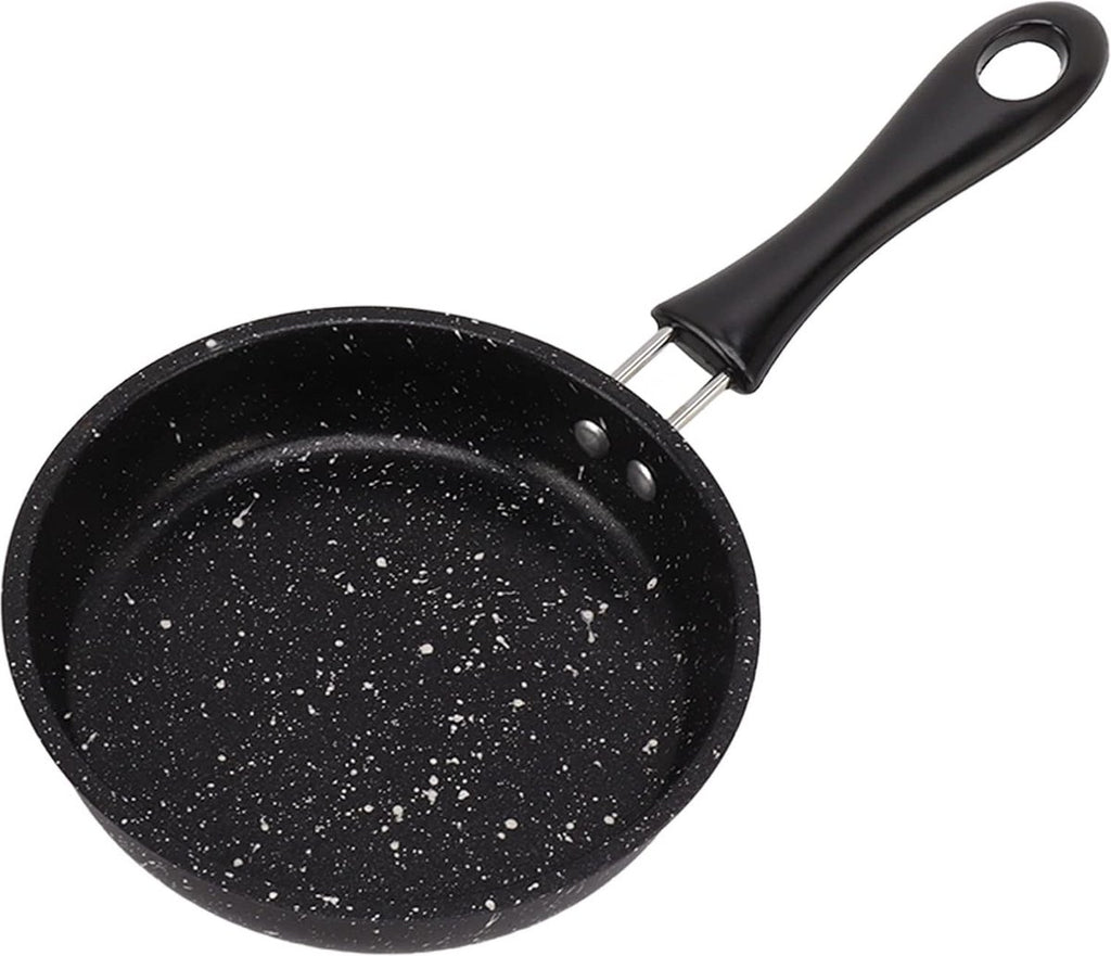 Frying pan - Ø 12cm - Skillet - iron - black - even conduction - Non-stick - Ergonomic handle - for various heat sources
