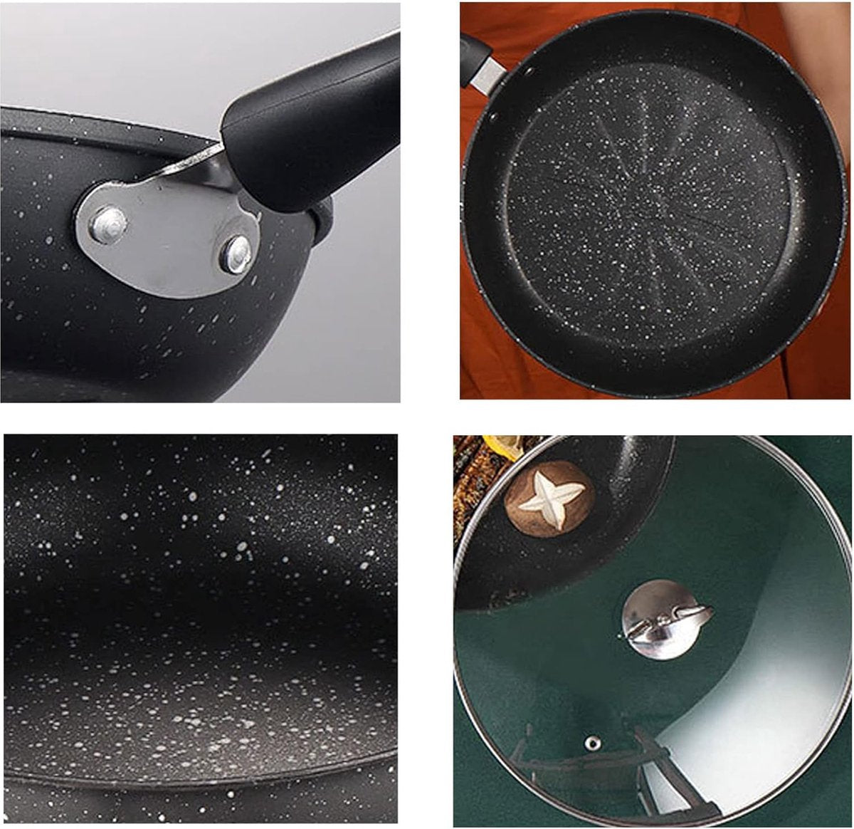 Frying pan - Ø 12cm - Skillet - iron - black - even conduction - Flavour Fushion Cooking Shop