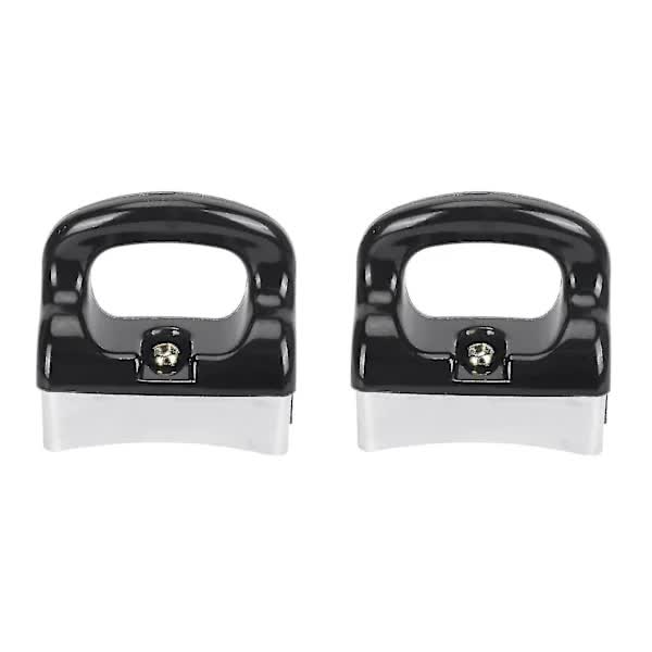 Black Silver Bakelite Handle for Frying Pan Saucepan Compatible with Kitchen Utensils 2-Pack - Flavour Fushion Cooking Shop