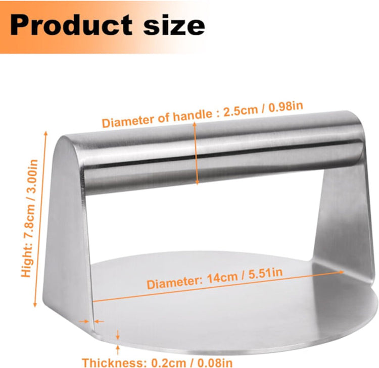 Patty Press - 5.5" Hamburger Press - Beef Patty Press Equipment - Flavour Fushion Cooking Shop