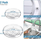 Set of two rotating storage racks (27+23.5 cm) - Rotating spice rack, rotating rack