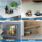 Set of two rotating storage racks (27+23.5 cm) - Rotating spice rack, rotating rack