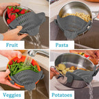 Water Filter - Cookware Filter - Pasta Drainer - Suitable for all cookware