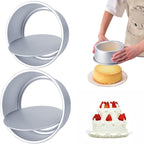 2-Piece Round Non-Stick Cake Pan Set – 15cm & 20cm