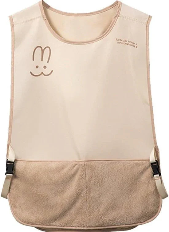 Kitchen Apron - Breathable Cooking Apron - Vest Style - With Towel - Suitable for Cooking, Baking, Gardening, Grilling and Crafting（Brown）