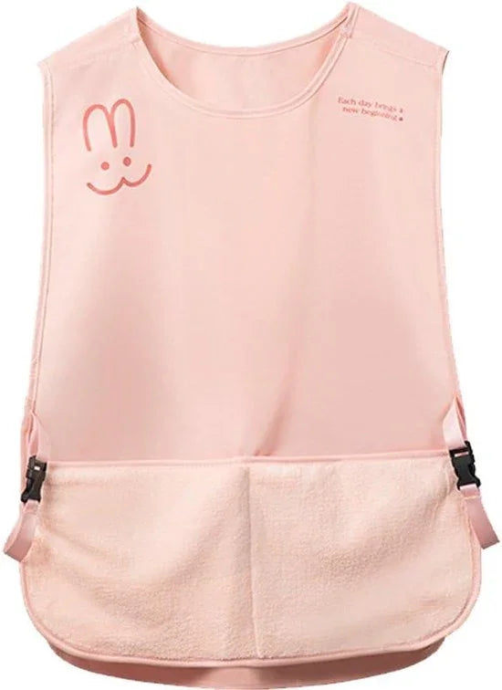 Kitchen Apron - Breathable Cooking Apron - Vest Style - With Towel - Suitable for Cooking, Baking, Gardening, Grilling and Crafting（Pink）