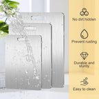 New Titanium Cutting Boards - 100% Pure Titanium Cutting Boards for Kitchen  (15 x 11 in) 13" x 9"