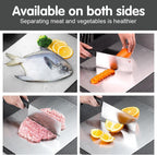 New Titanium Cutting Boards - 100% Pure Titanium Cutting Boards for Kitchen  (15 x 11 in) 13" x 9"