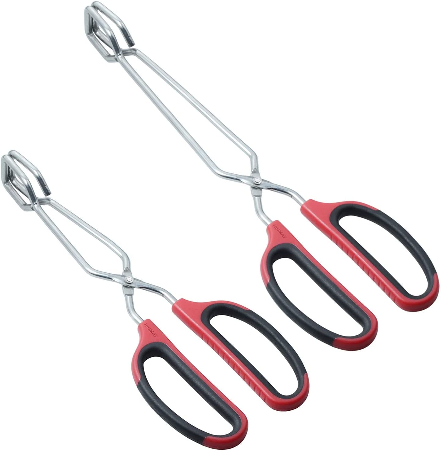 Stainless Steel Scissor Tongs 10-Inch and 13-Inch Set, Set of 2,,F116852