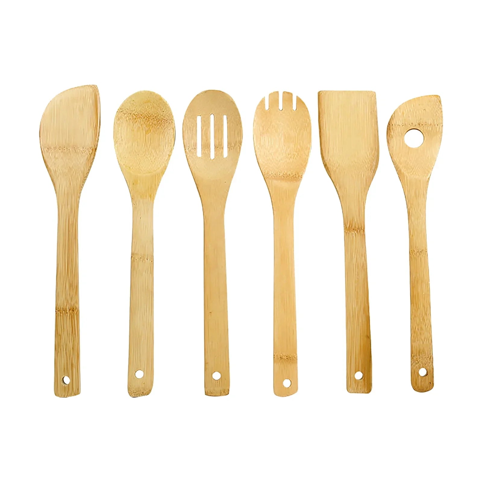 Clearance!! Wooden Spurtle Teak Spurtles Kitchen Tools Wooden Spatula for Cooking Wood Utensils Non Stick Cookware for Serving Stirring Mixing Scraping Scooping Cooking Utensil Z_Khaki
