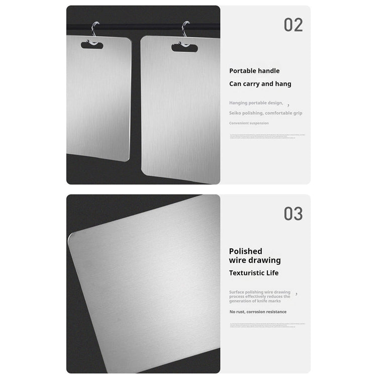 PALIFEUR Cutting Board Non Toxic Steel Cutting Boards for Kitchen, Different Sizes - Flavour Fushion Cooking Shop