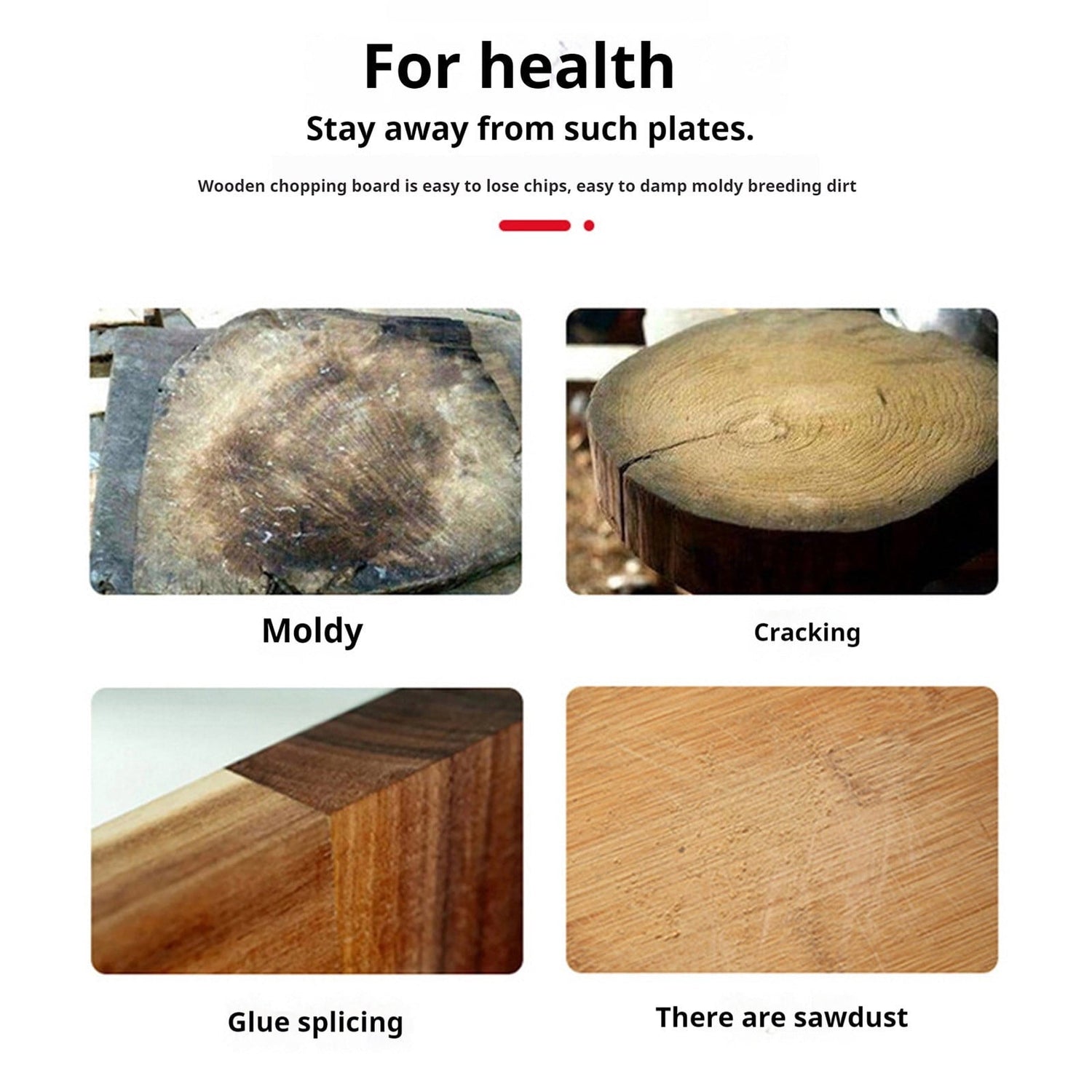 PALIFEUR Cutting Board Non Toxic Steel Cutting Boards for Kitchen, Different Sizes - Flavour Fushion Cooking Shop