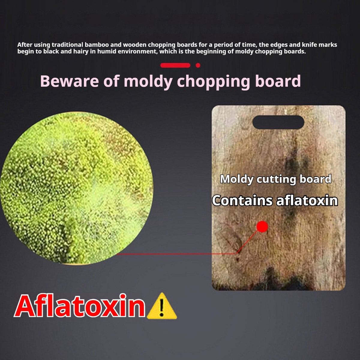PALIFEUR Cutting Board Non Toxic Steel Cutting Boards for Kitchen, Different Sizes - Flavour Fushion Cooking Shop