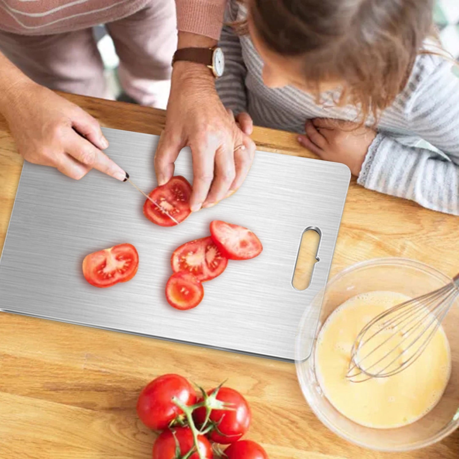 PALIFEUR Cutting Board Non Toxic Steel Cutting Boards for Kitchen, Different Sizes - Flavour Fushion Cooking Shop