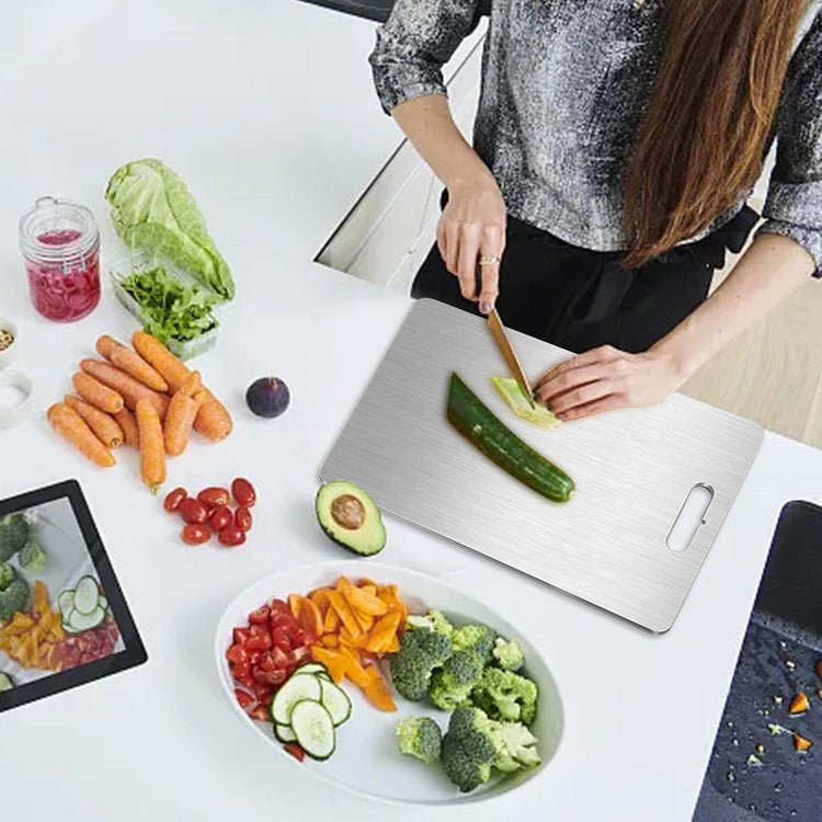 PALIFEUR Cutting Board Non Toxic Steel Cutting Boards for Kitchen, Different Sizes - Flavour Fushion Cooking Shop
