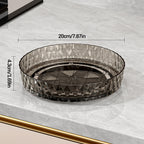 Xuniizn Multipurpose Lazy Susan Organizer - 360 Rotating Spice Rack Turntable for Kitchen Cabinet Storage & Table Top Display Gray