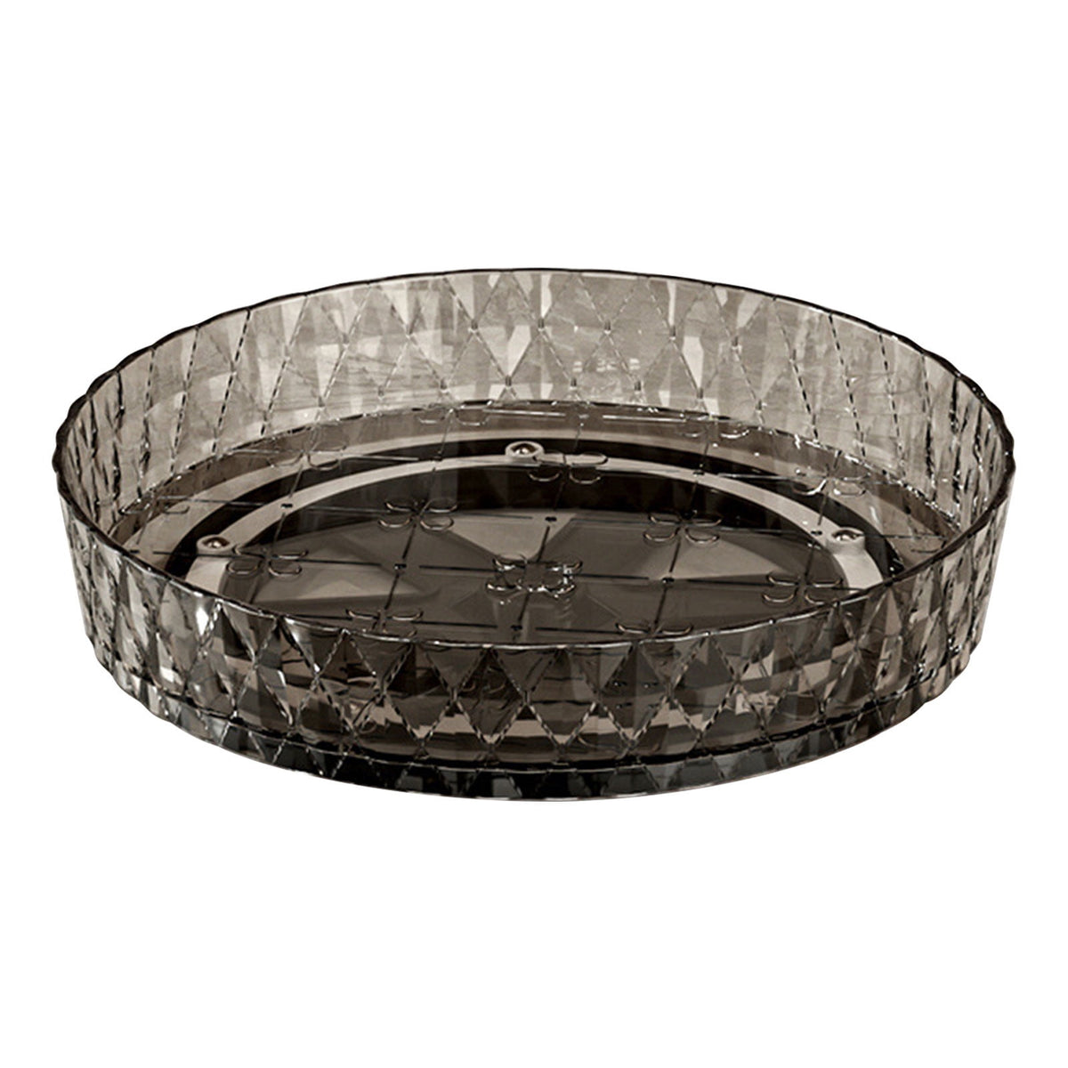 Xuniizn Multipurpose Lazy Susan Organizer - 360 Rotating Spice Rack Turntable for Kitchen Cabinet Storage & Table Top Display Gray - Flavour Fushion Cooking Shop