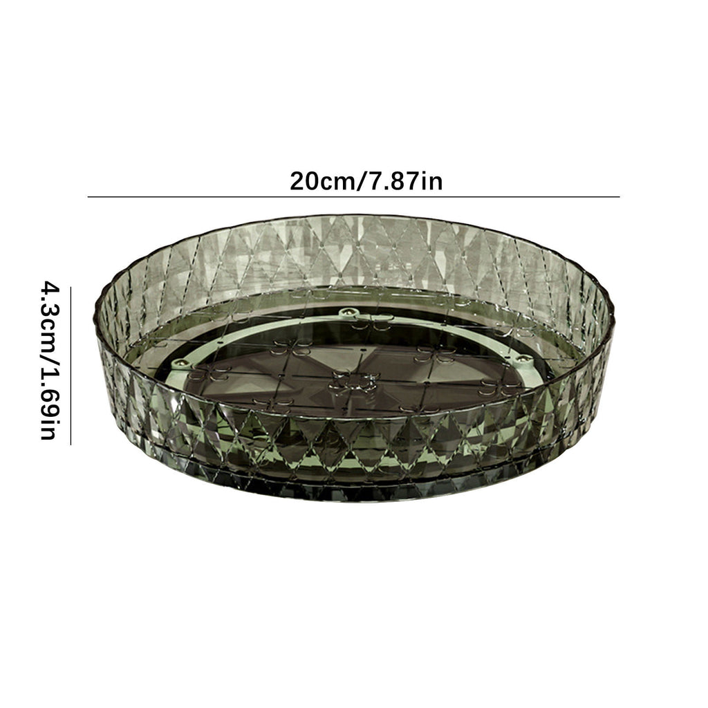 Xuniizn Multipurpose Lazy Susan Organizer - 360 Rotating Spice Rack Turntable for Kitchen Cabinet Storage & Table Top Display Green