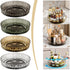 Xuniizn Multipurpose Lazy Susan Organizer - 360 Rotating Spice Rack Turntable for Kitchen Cabinet Storage & Table Top Display White - Flavour Fushion Cooking Shop
