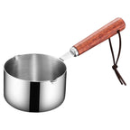 Bakeware Clearance! JWDX Oil Pouring Pot 80Ml, Stainless Steel Pan Mini Milk Warmer Pot Soup Pan