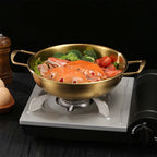 JWDX Stainless Steel Instant Noodle Pot Clearance, 7.1" Korean Ramen Noodle Pot