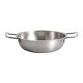 JWDX Stainless Steel Instant Noodle Pot Clearance, 7.1" Korean Ramen Noodle Pot with Handles Stainless Everyday Pan Golden Korean Cooking Pot for Soup Noodle Pasta Home and Outdoor Dishwasher SLB