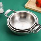 JWDX Stainless Steel Instant Noodle Pot Clearance, 7.1" Korean Ramen Noodle Pot