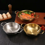 JWDX Stainless Steel Instant Noodle Pot Clearance, 7.1" Korean Ramen Noodle Pot