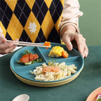 JWDX Tableware Clearance, Wheat Plates for Adults Reusable Dinnerware Set