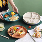 JWDX Tableware Clearance, Wheat Plates for Adults Reusable Dinnerware Set