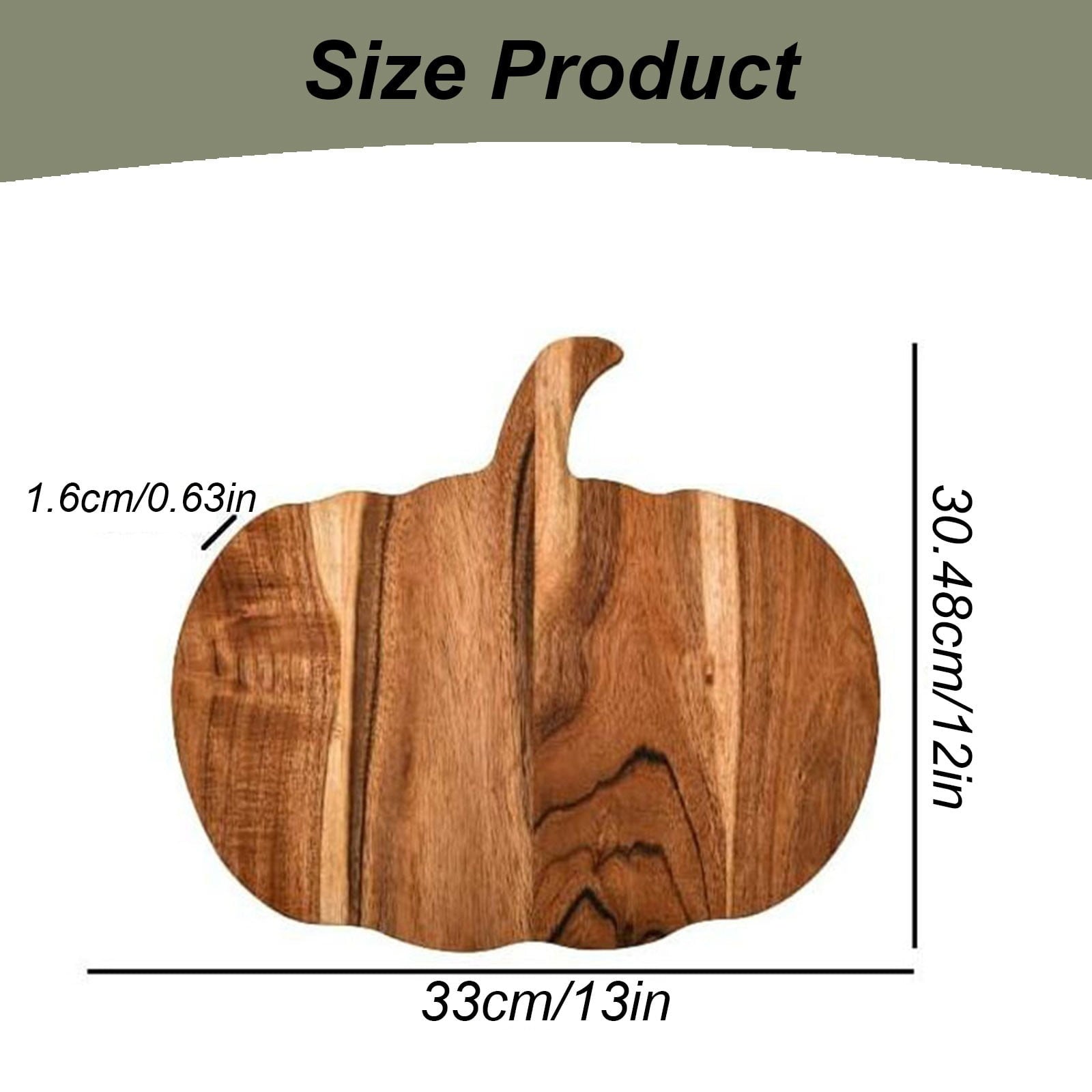 JWDX Cooking Utensils Clearance, Kitchen Pumpkin Cutting Board Halloween Charcuterie Wooden Boards Halloween Pumpkin Shaped Wood Cutting Board Cooked Food Wooden Board for Chopping Meat As shown