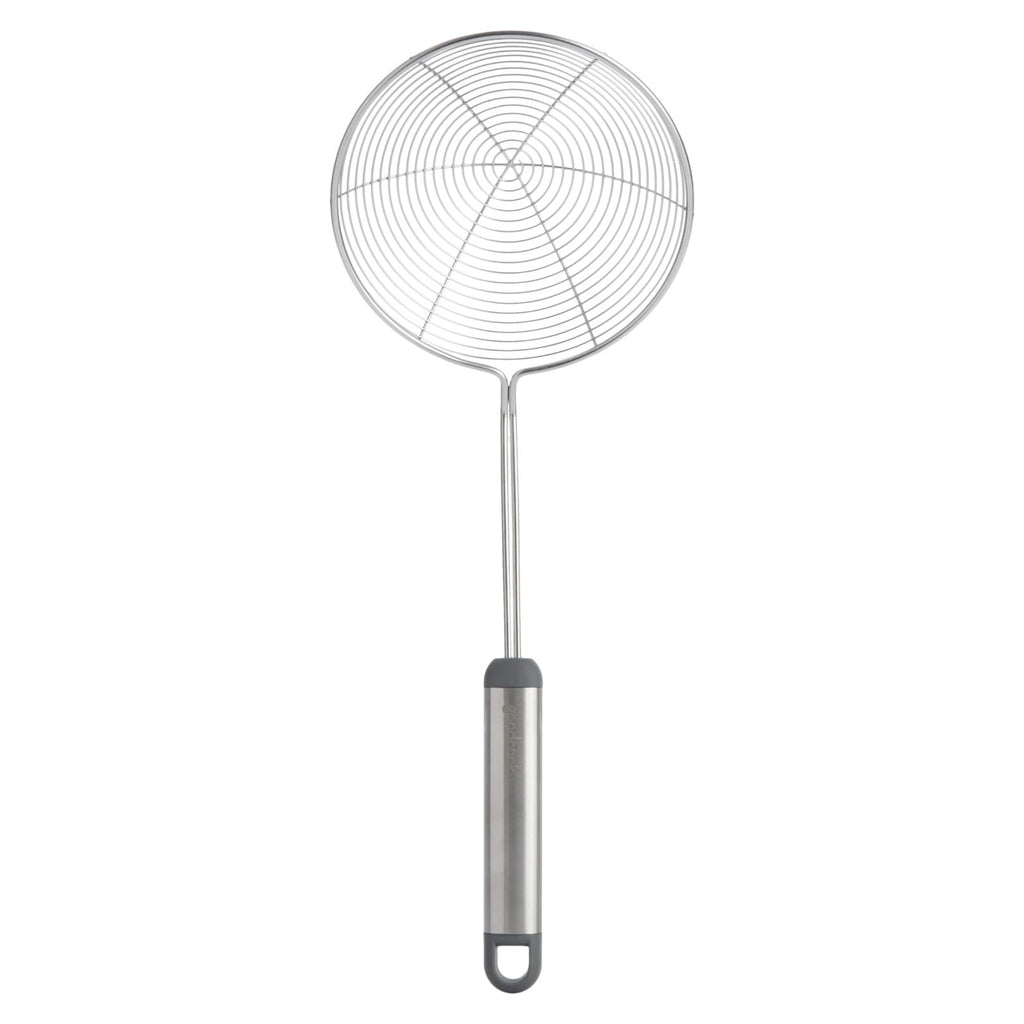JWDX Strainers Clearance, Stainless Strainer for Cooking and Frying Kitchen Utensils Wire Strainer Pasta Strainer Spoon As shown