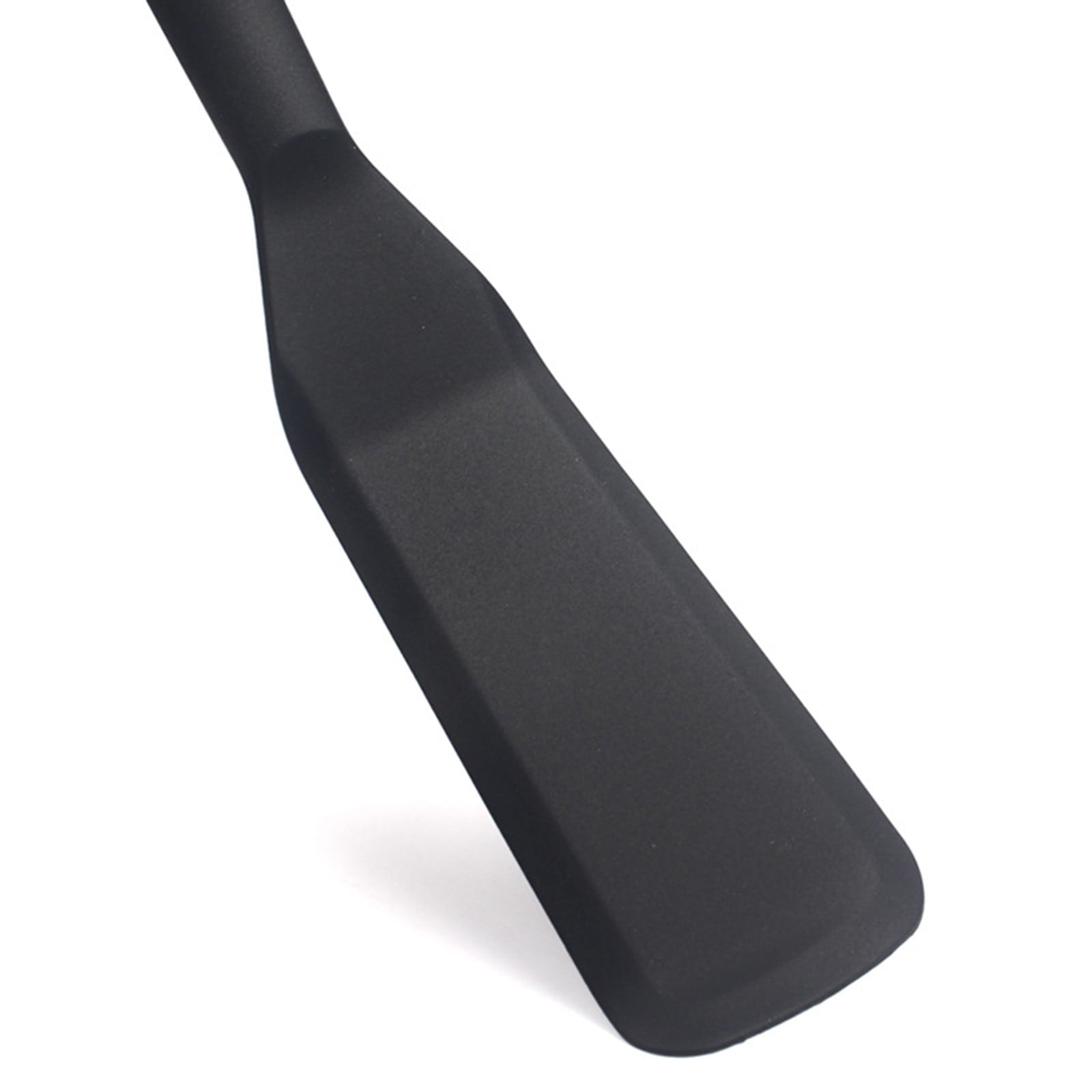 JWDX Spatula, Cooking Utensils Clearance, 2 Piece Silicone Shovel Set Cookie Shovel Fried Egg Spatula Steak Shovel Flat Bottoming Pot Small Spatula Kitchen Tools Red Z1-Black