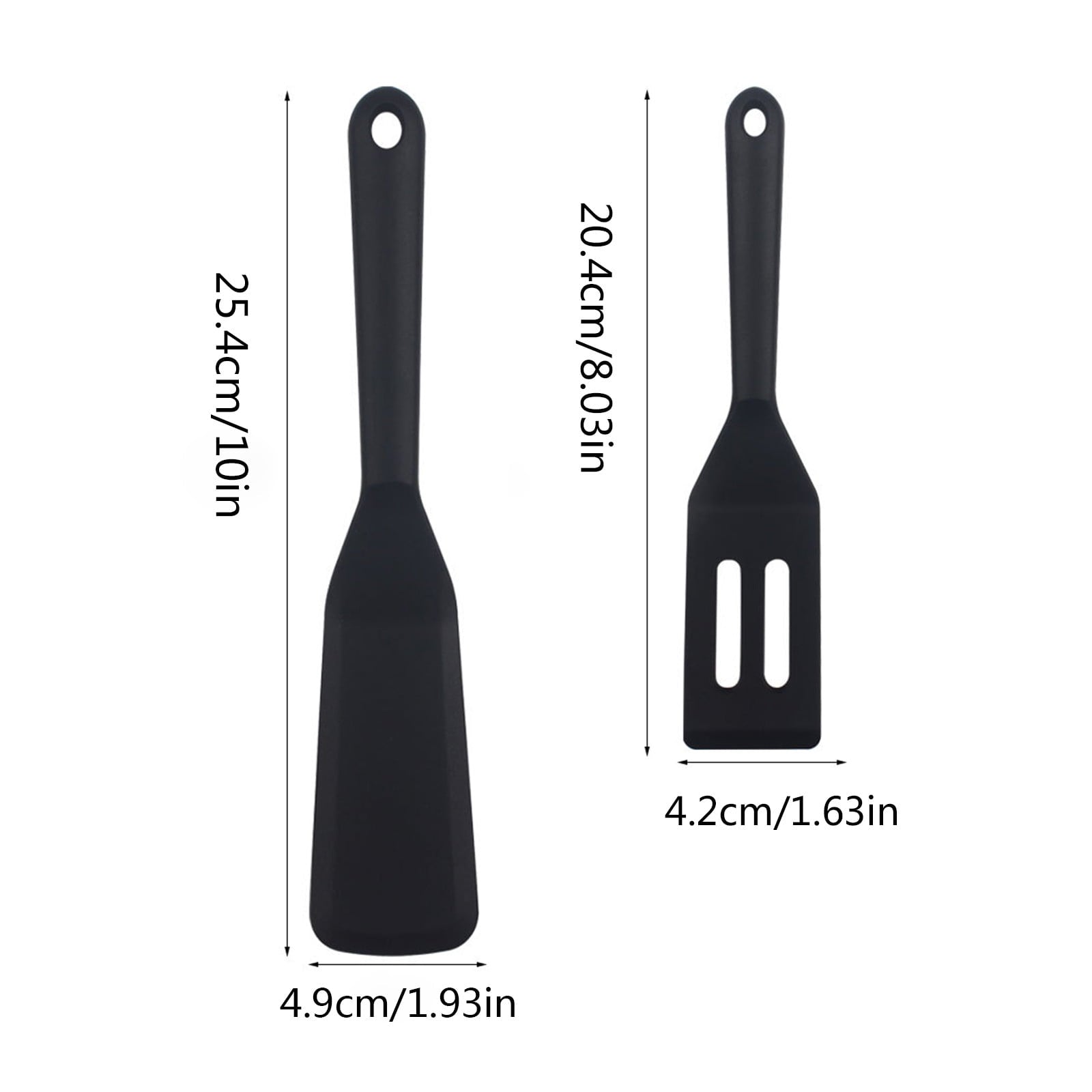JWDX Spatula, Cooking Utensils Clearance, 2 Piece Silicone Shovel Set Cookie Shovel Fried Egg Spatula Steak Shovel Flat Bottoming Pot Small Spatula Kitchen Tools Red Z1-Red