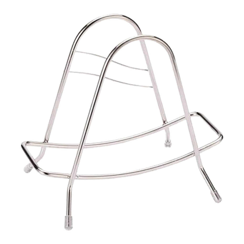 Eewia Rack Clearance! Stainless Steel Cutting Board Rack Household Pot Cover Rack Sitting Kitchen Chopping Board Shelving Shelving Sticky Board Cutting Board Rack Countertop, Include 1*Storage Rack Silver