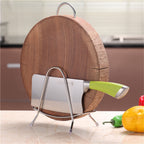 Eewia Rack Clearance! Stainless Steel Cutting Board Rack Household