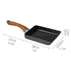 Japanese Non-Stick Aluminium Omelette Pan – Black