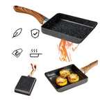 Japanese Non-Stick Aluminium Omelette Pan – Black
