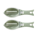 JWDX Scale Scraper, Peeler Clearance! Household Kitchen Tools Fishs Scale Scraper Remover with Lid White Green