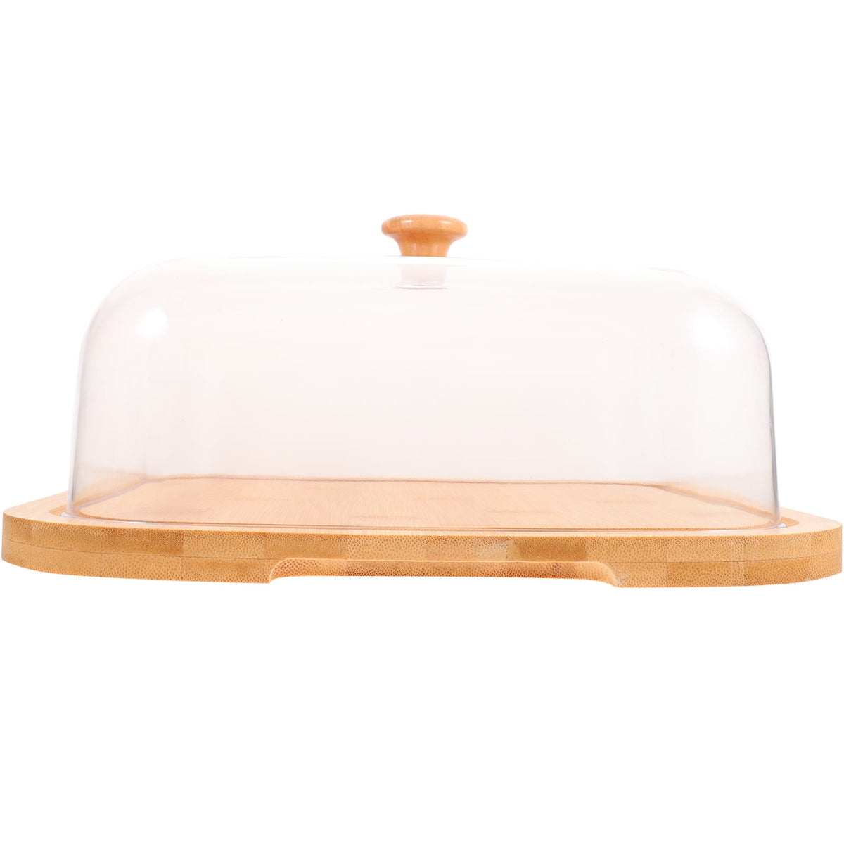 SWETRACE Bamboo Cake Serving Set Food Cover With Elegant Design For Set 10.2X10.2X5.1In - Flavour Fushion Cooking Shop