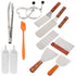 SWETRACE Grill Accessory Bbq Grill Utensils Set Stainless Steel 1 Set 12Pcs - Flavour Fushion Cooking Shop
