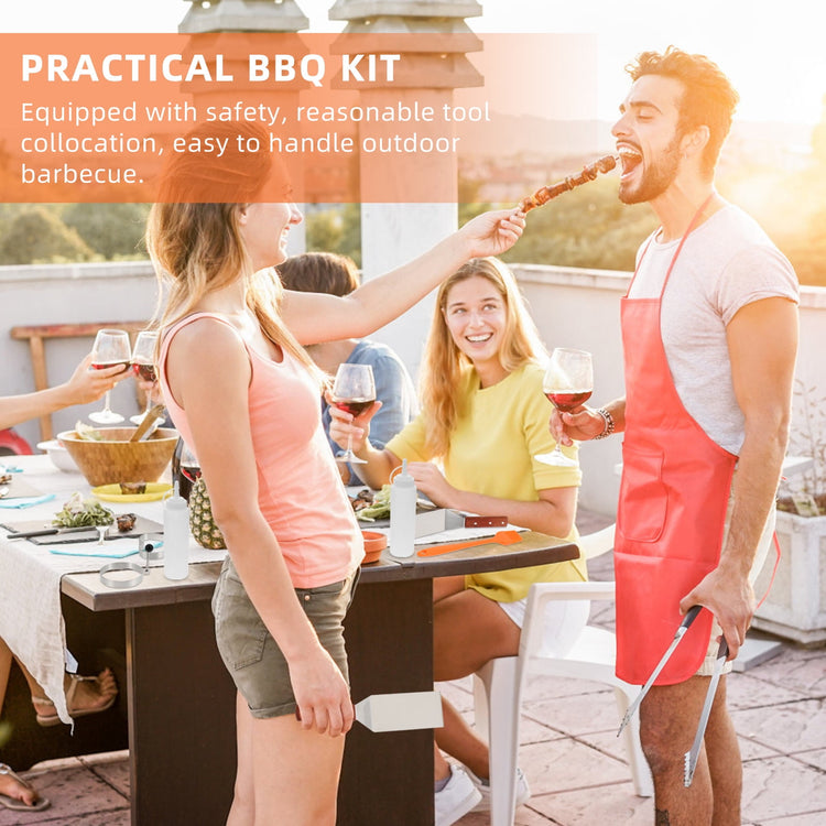 SWETRACE Grill Accessory Bbq Grill Utensils Set Stainless Steel 1 Set 12Pcs - Flavour Fushion Cooking Shop