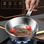 Compact Stainless Steel Sauce Pan Mini Egg Skillet for Easy Cooking and Pouring Suitable for Gas and Induction Stoves S