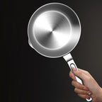 Compact Stainless Steel Sauce Pan Mini Egg Skillet for Easy Cooking and Pouring Suitable for Gas and Induction Stoves S