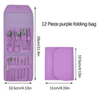 12 in 1 Piece Nail Clipper and Facial Care Tool Set - Manicure, Pedicure and Beauty Tool Set