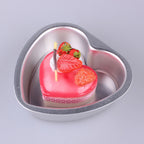 8 Inch Heart Cake Pan - 3D Aluminum Tin Bakeware Cake Decorating Wedding, Birthday Party