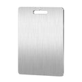 Pure Titanium Cutting Boards,Dishwasher Safe Titanium Cutting Board for Kitchen Durable, Double-Sided, Hygienic 18.4" x 12" Silvery