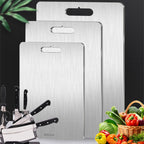 Pure Titanium Cutting Boards,Dishwasher Safe Titanium Cutting Board 18.4" x 12" Silvery
